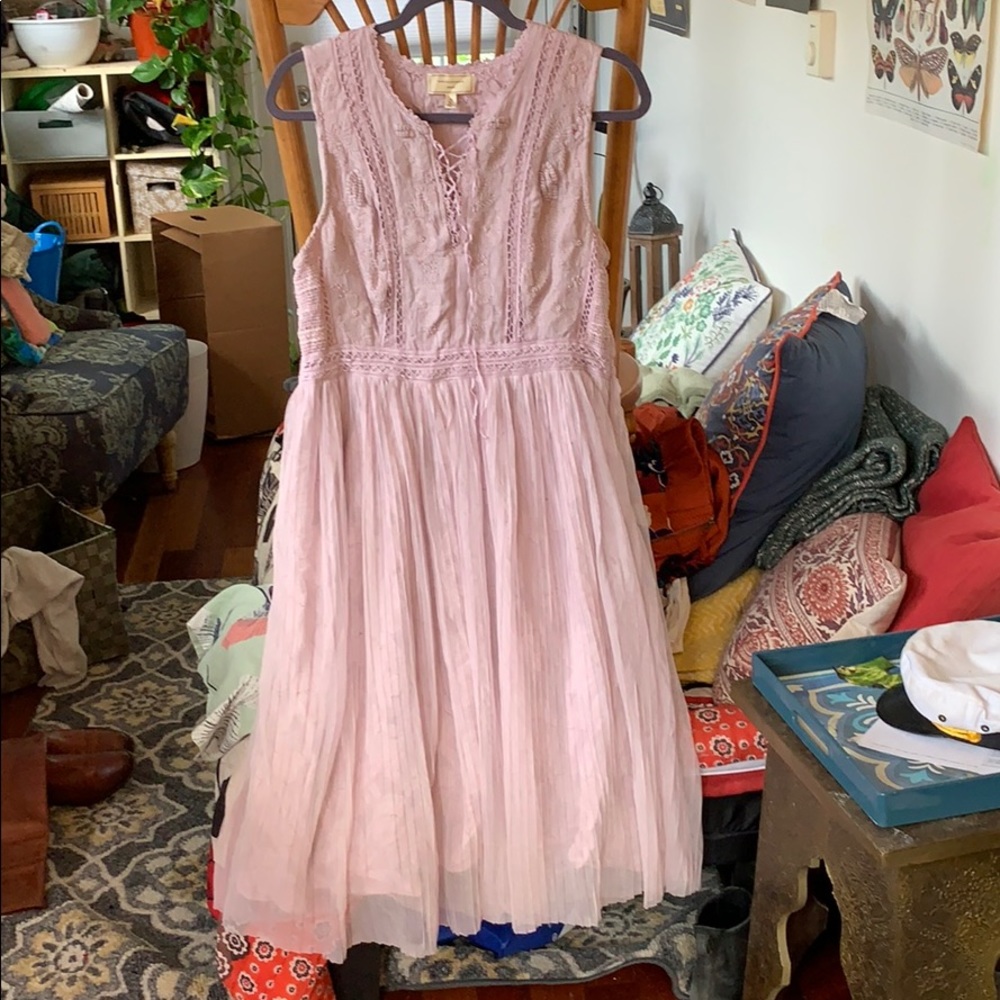 Lilac Moulinette Soeurs Dress (Anthropologie)